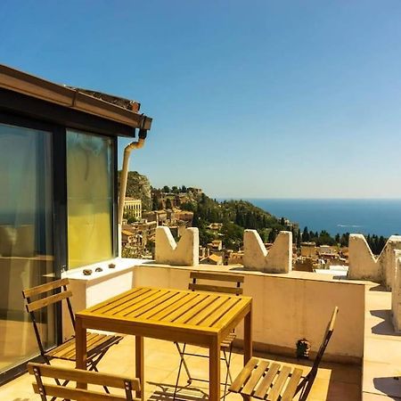 Glamstudio Taormina Center Amazing View On Private Terrace Homgarden Exterior foto